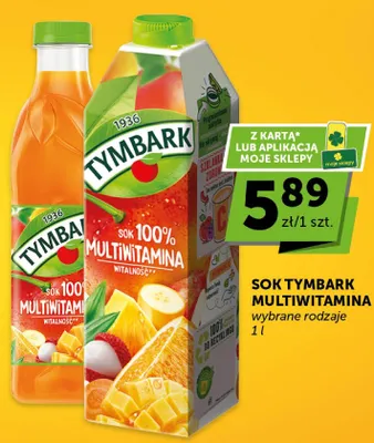 Sok Tymbark Multiwitamina promocja w Euro Sklep