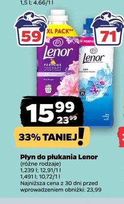 Płyn do płukania Lenor promocja w Netto