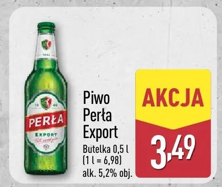 Piwo Perła Export promocja w Aldi
