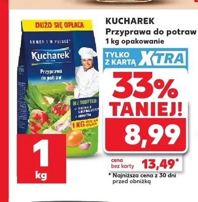 Przyprawa do potraw Kucharek promocja w Kaufland