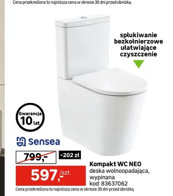 Kompakt WC Sensea Neo promocja w Leroy Merlin