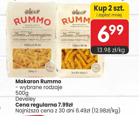 Makaron Rummo Fusilli No 48 promocja w Market Point