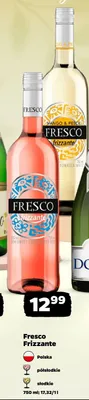 Wino musujące Fresco Frizzante Mango & Pesca słodkie polskie promocja w Netto