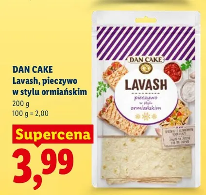 Lavash, pieczywo w stylu ormiańskim promocja w Lidl