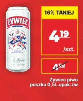 Piwo Żywiec promocja w API Market