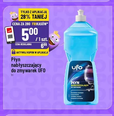 Płyn nabłyszczający do zmywarek UFO promocja w POLOmarket