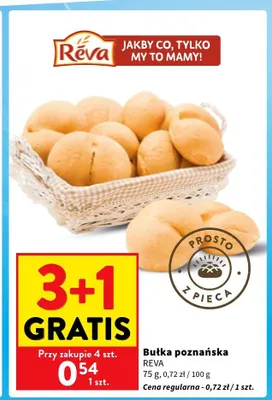 Bułka poznańska Reva promocja w Intermarche