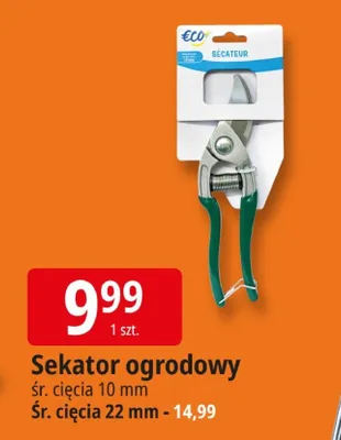 Sekator ogrodowy promocja w Leclerc