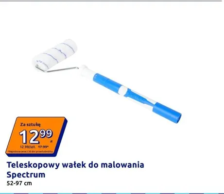 Teleskopowy wałek do malowania Spectrum 52-97cm promocja w Action