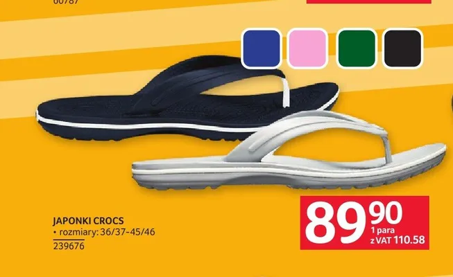 Japonki Crocs promocja w Selgros