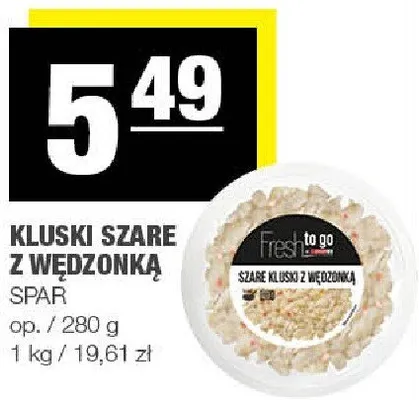 Kluski szare z wędzonką promocja w SPAR