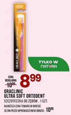 Szczoteczka do zębów ultra mint ortodent promocja w Drogerie Natura