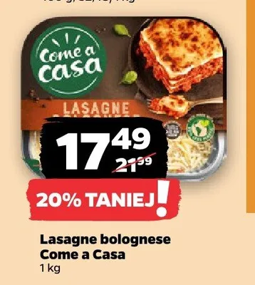 Lasagne bolognese promocja w Netto