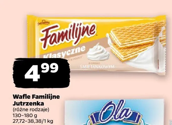 Wafle Familijne klasyczne promocja w Netto