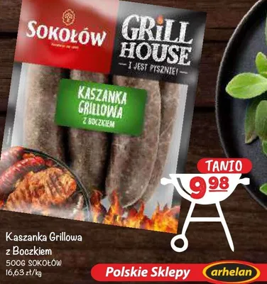 Kaszanka Grillowa z Boczkiem Sokołów Grill House promocja w Arhelan
