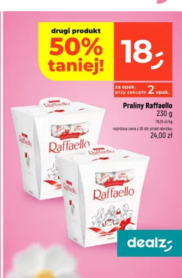 Praliny Raffaello promocja w Dealz