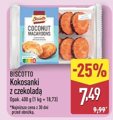 Kokosanki z czekoladą promocja w Aldi