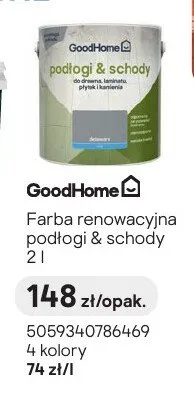 Farba renowacyjna GoodHome podłogi & schody promocja w Castorama