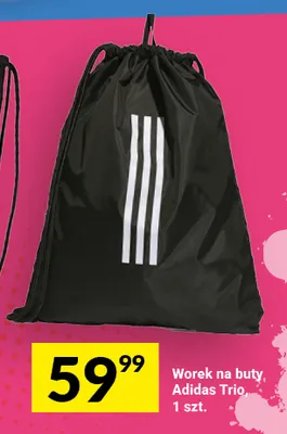 Worek na buty Adidas Trio promocja w Twój Market