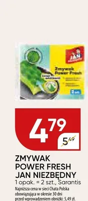 Zmywak Power Fresh Jan Niezbędny 2-pak promocja w Chata Polska
