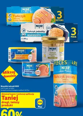 Tuńczyk wszystkie rodzaje promocja w Lidl