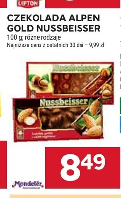 Czekolada Alpen Gold Nussbeisser promocja w Stokrotka