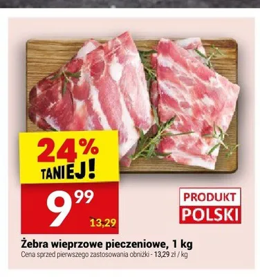 Żebra wieprzowe pieczeniowe polskie promocja w Twój Market