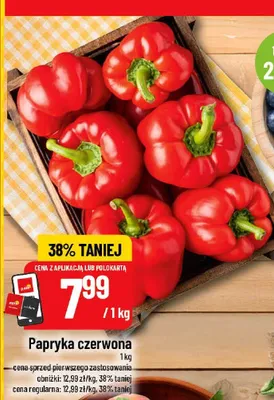 Papryka czerwona promocja w POLOmarket