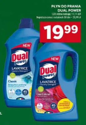 Płyn do prania Dual Power Lavatrice promocja w Stokrotka