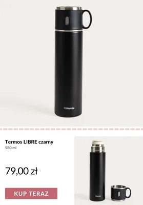 Termos Homla LIBRE czarny promocja w Homla