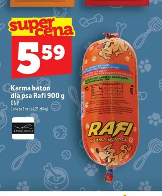 Karma baton dla psa Rafi promocja w TOPAZ