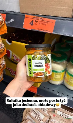 Sałatka jesienna Polan promocja w Biedronka
