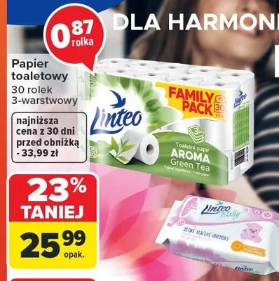 Papier toaletowy Aroma Green Tea promocja w Carrefour