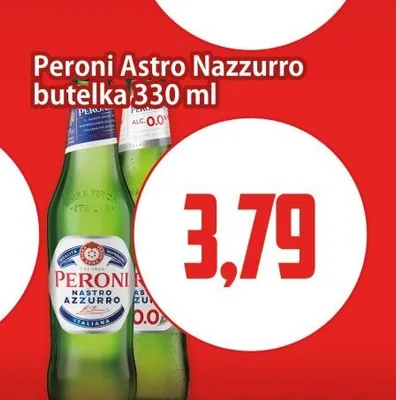 Piwo bezalkoholowe Peroni Nastro Azzurro 0,0% promocja w Kupiec