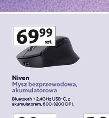 Mysz bezprzewodowa Trust Niven promocja w Auchan