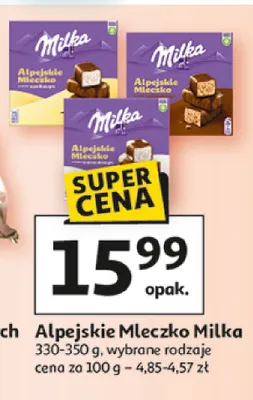 Alpejskie mleczko promocja w Auchan