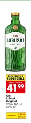 Gin Lubuski Original promocja w Biedronka
