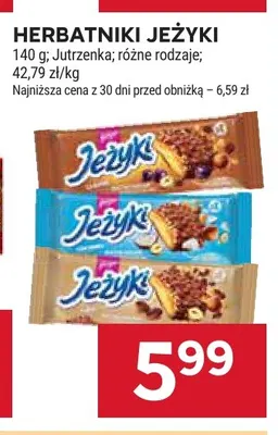 Herbatniki Jeżyki Jutrzenka promocja w Stokrotka