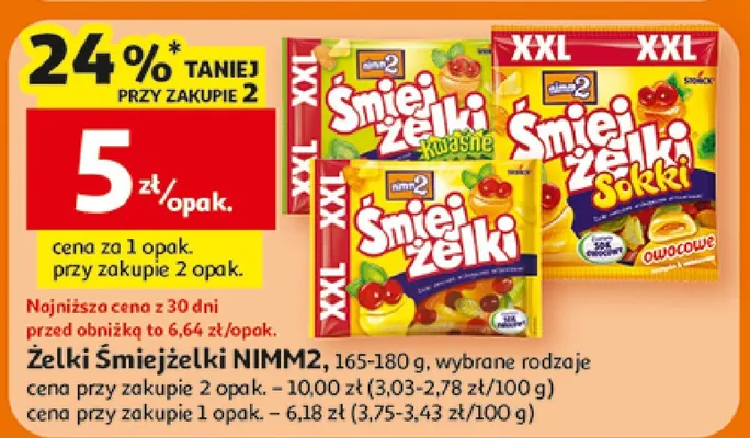 Żelki Śmiejżelki NIMM2 promocja w Auchan