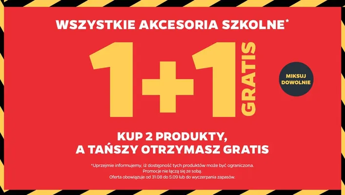 Akcesoria szkolne promocja w Netto