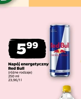 Napój energetyczny Red Bull promocja w Netto