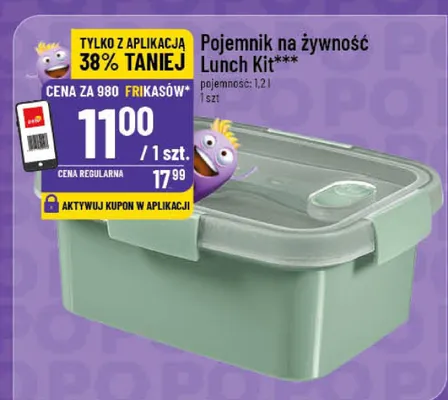 Pojemnik na żywność Lunch Kit promocja w POLOmarket