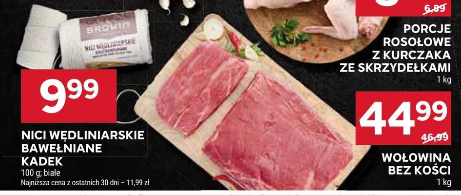 Porcje rosołowe z kurczaka ze skrzydełkami promocja w Stokrotka