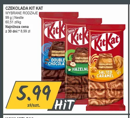 Czekolada Kit Kat Salted Caramel promocja w Słoneczko