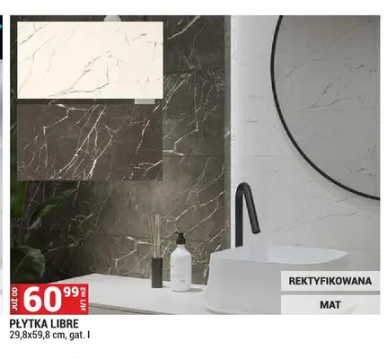 Płytka Libre 29,8x59,8 cm promocja w Merkury Market
