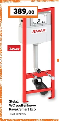 Stelaż WC podtynkowy Ravak Smart Eco promocja w Bricoman