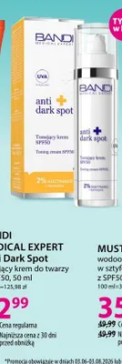 Tonujący krem do twarzy BANDI MEDICAL EXPERT Anti Dark Spot SPF50 promocja w Hebe