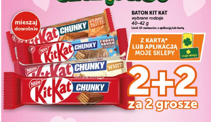 Baton Kit Kat Chunky Peanut Butter promocja w Groszek