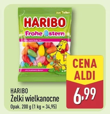 Żelki wielkanocne promocja w Aldi