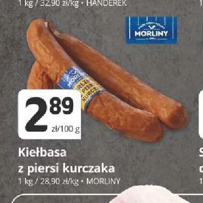 Kiełbasa z piersi kurczaka Morliny promocja w Marketvita